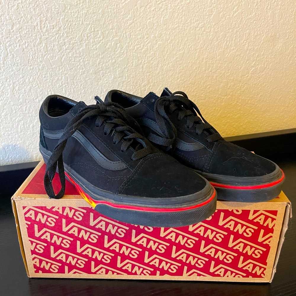 Vans with flames